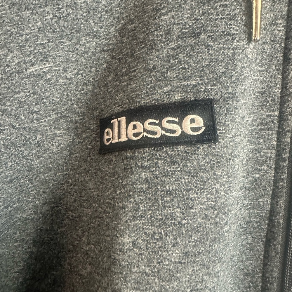 Ellesse Gray Zip-Up Hoodie - Picture 5 of 9